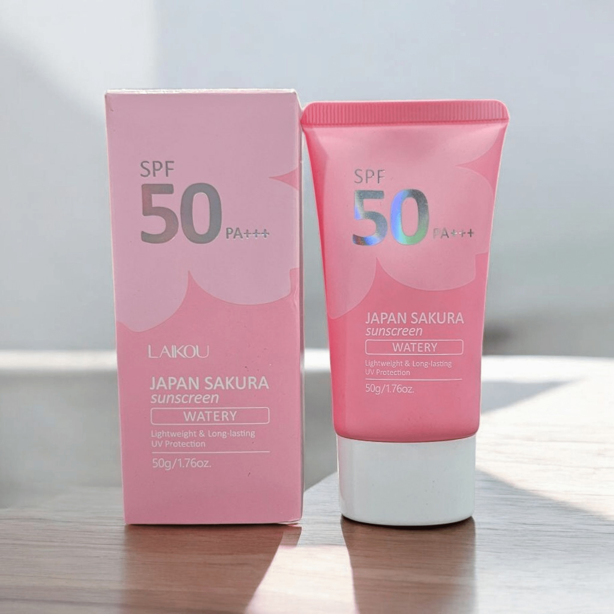 Laikou Japan Sakura Whitening Sunscreen – 50g