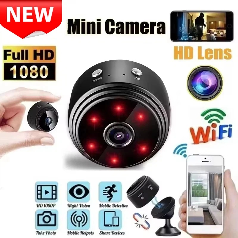 A9 Mini WiFi Camera 1080P Full HD Night Vision Wireless IP Camera